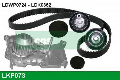 LUCAS ENGINE DRIVE lkp073 -  Водяной насос + комплект зубчатого ремня